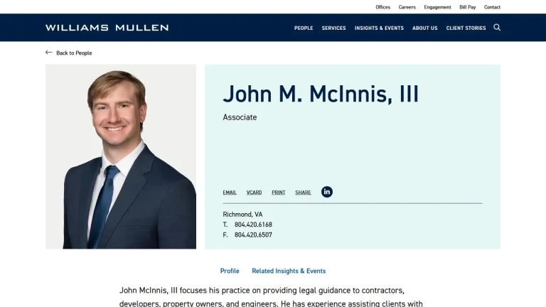 John M. McInnis, III - Richmond, VA - Attorney in Richmond