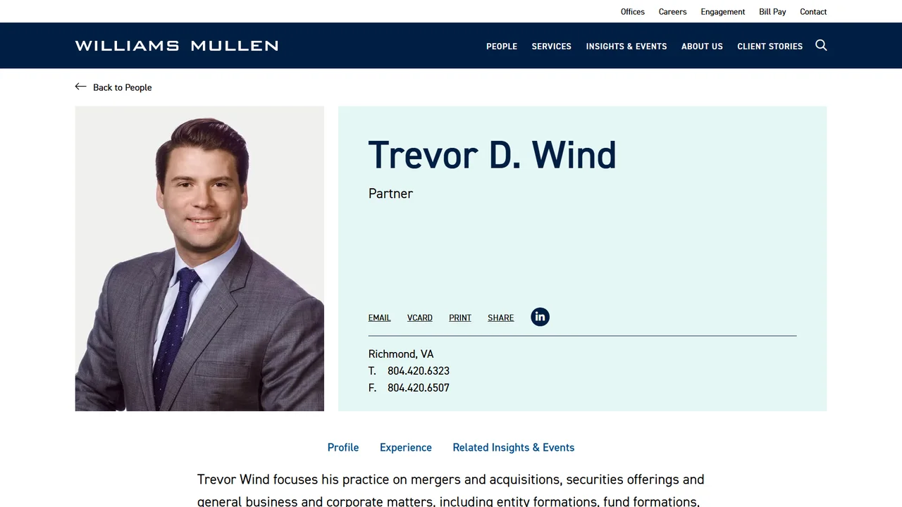 Trevor Wind - Richmond, VA office in Richmond, Virginia