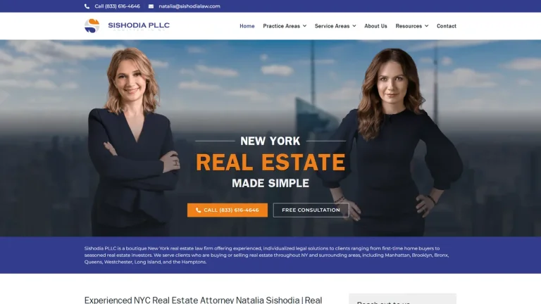 Sishodia PLLC | Real Estate Attorney and Estate Planning Lawyer - NYC, New York - Attorney in New York City