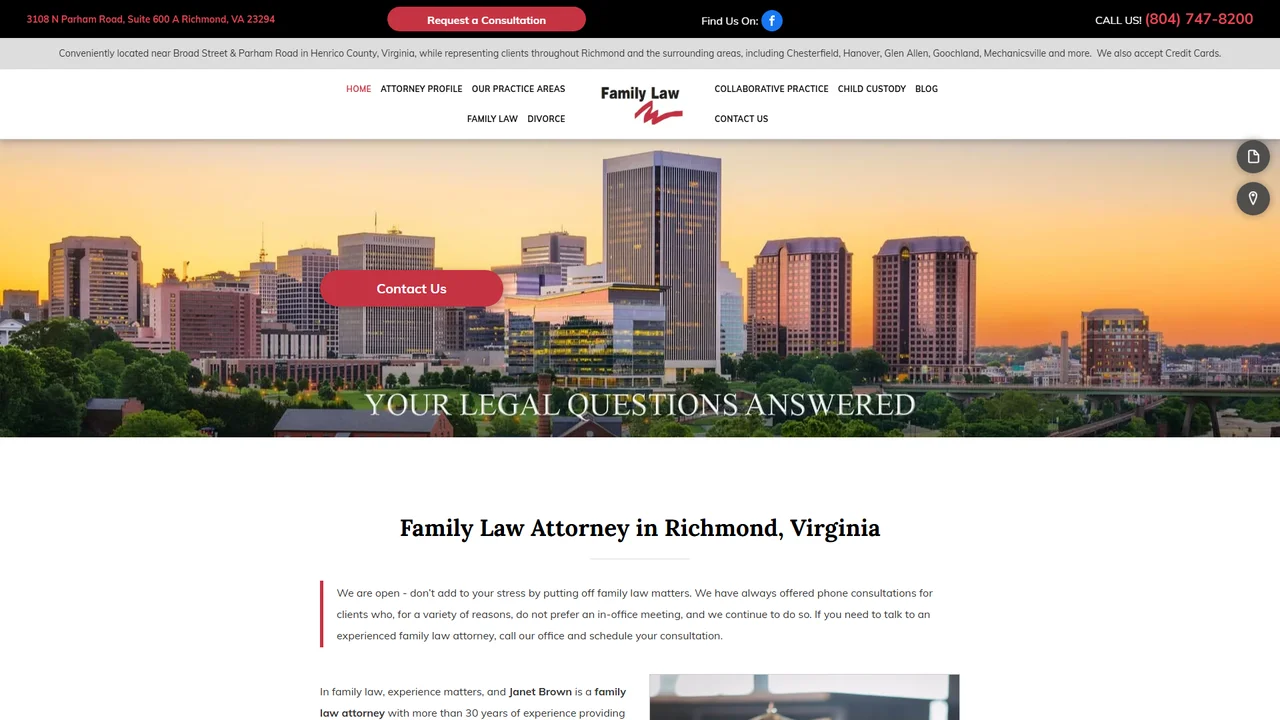 Janet E. Brown, P.C. - Richmond, VA office in Richmond, Virginia