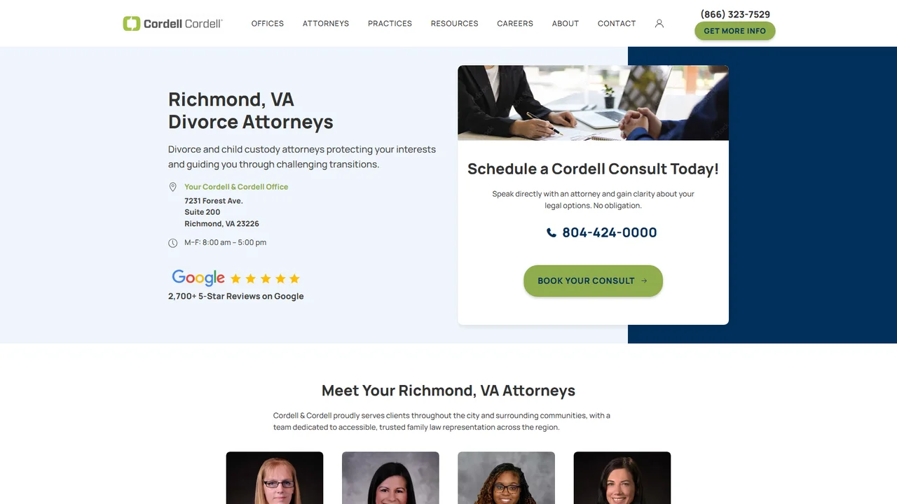 Cordell & Cordell - Richmond, VA office in Richmond, Virginia