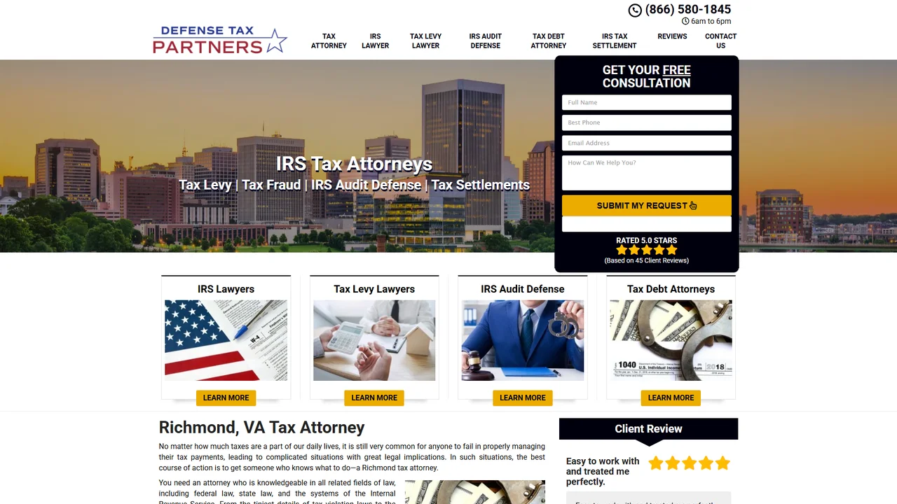 Defense Tax Partners - Richmond, VA office in Richmond, Virginia