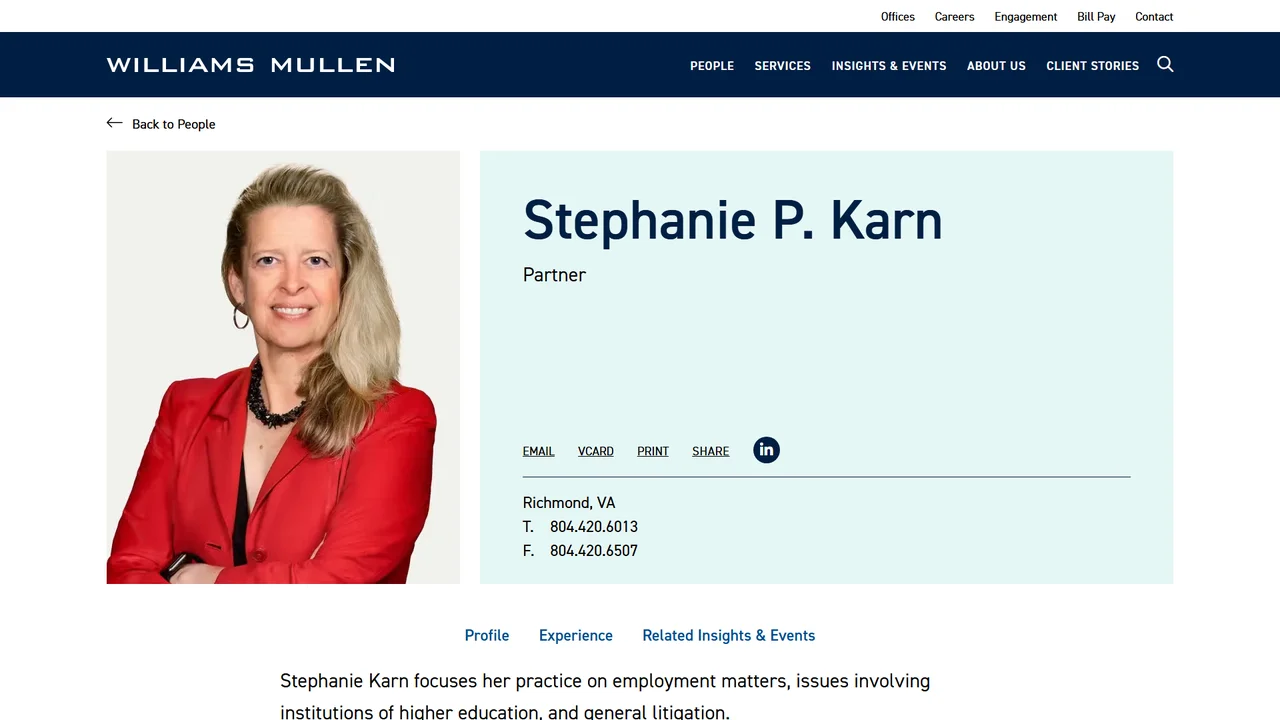 Stephanie P. Karn - Richmond, VA office in Richmond, Virginia