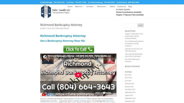 Fisher Sandler, LLC - Richmond, VA - Attorney in Richmond