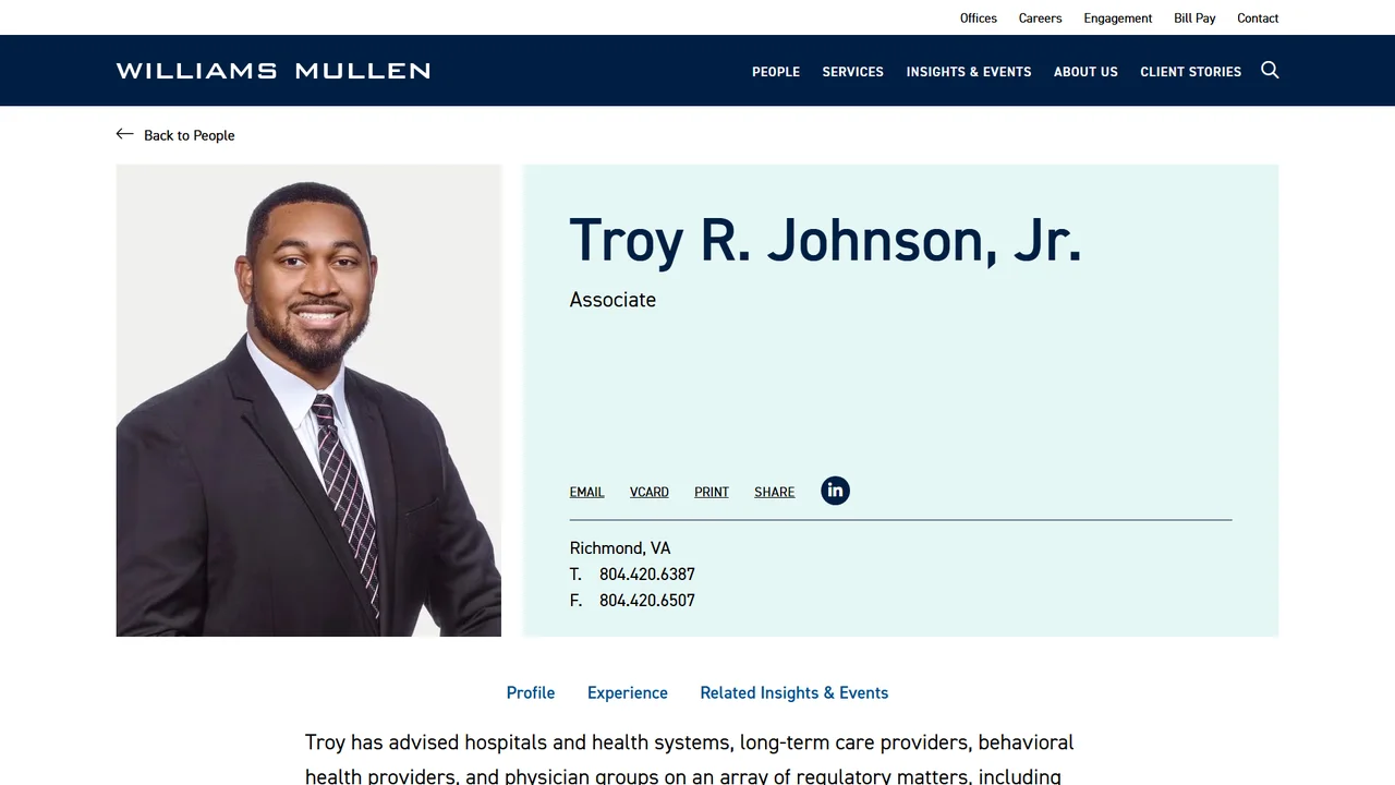 Troy R. Johnson, Jr. - Richmond, VA office in Richmond, Virginia