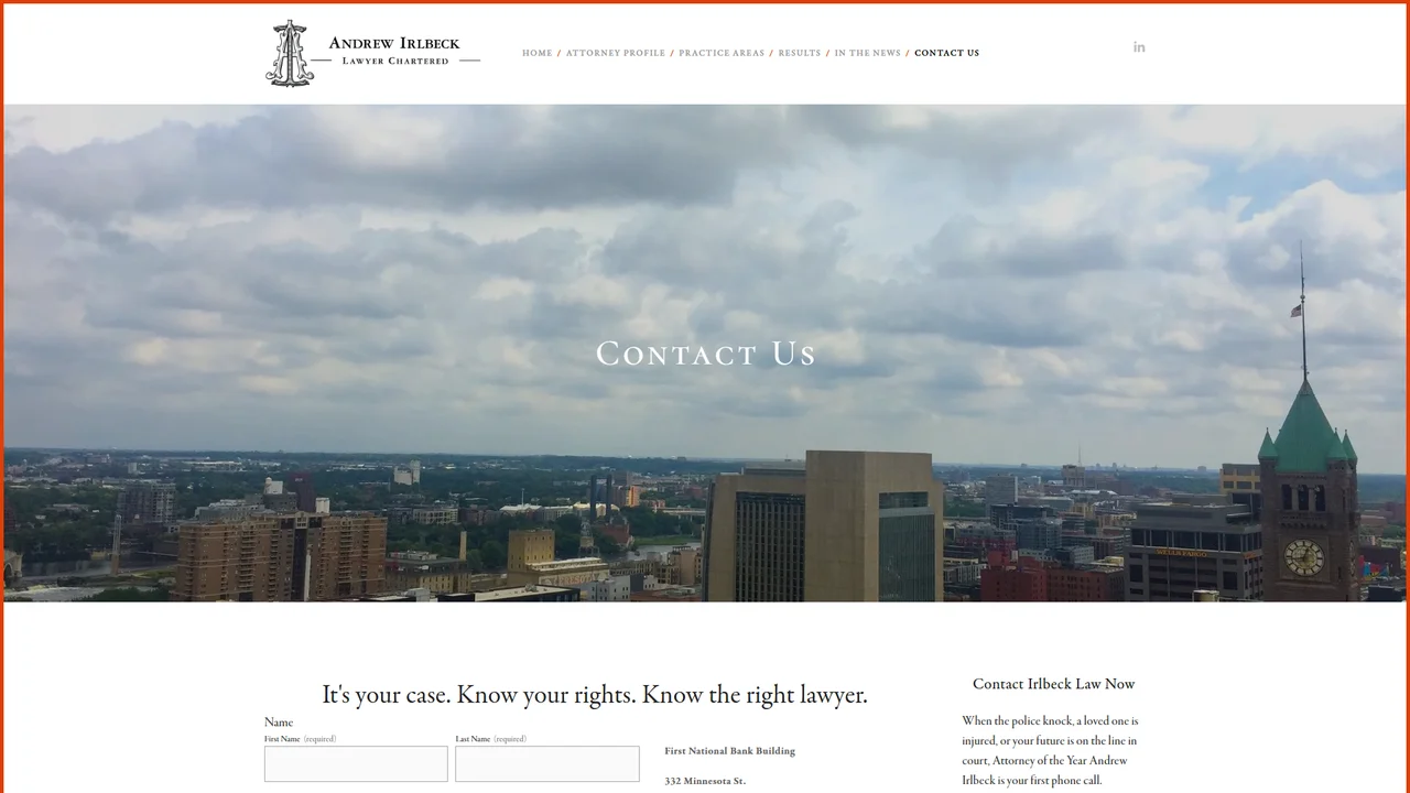Andrew Irlbeck - St Paul, MN office in Saint Paul, Minnesota