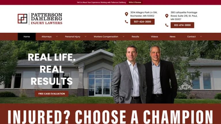 Patterson Dahlberg Injury Lawyers - St Paul, MN - Attorney in Saint Paul