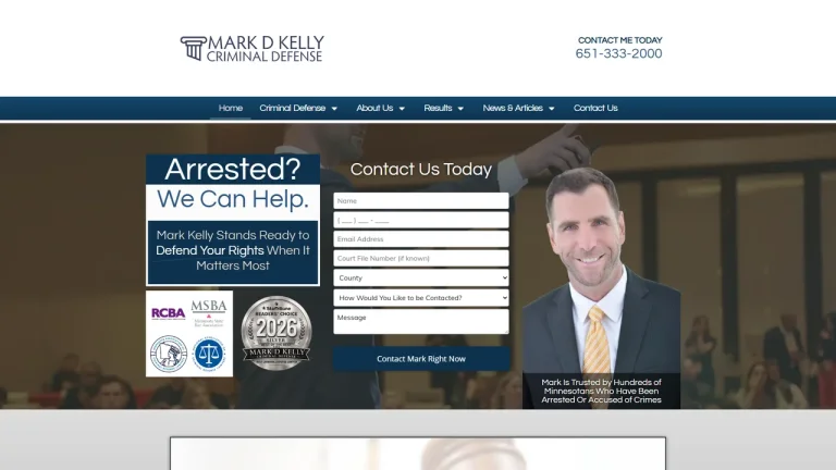 Mark D. Kelly Criminal Defense, LLC - St Paul, MN - Attorney in Saint Paul