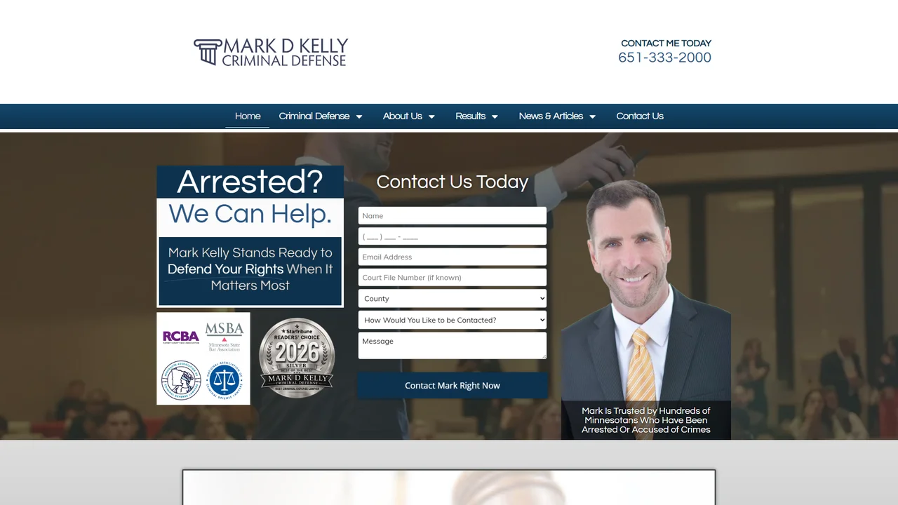 Mark D. Kelly Criminal Defense, LLC - St Paul, MN office in Saint Paul, Minnesota