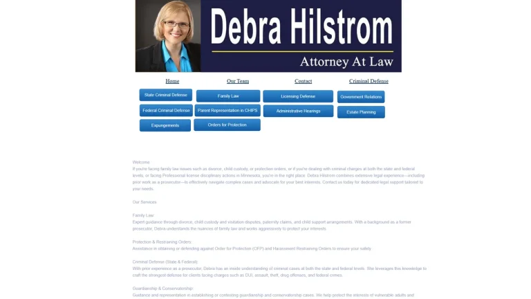Debra J. Hilstrom Attorney at Law, PLLC - St Paul, MN - Attorney in Saint Paul