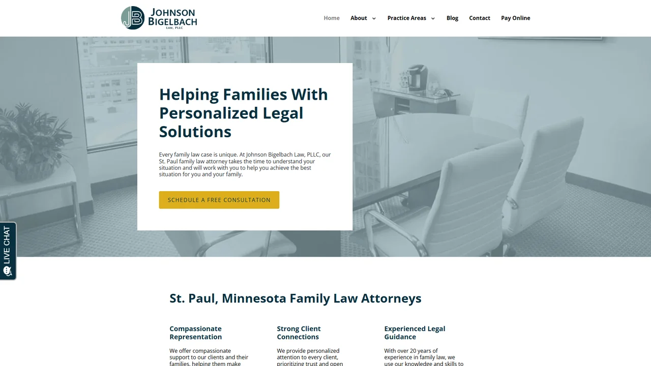 Johnson Bigelbach Law, PLLC - St Paul, MN office in Saint Paul, Minnesota