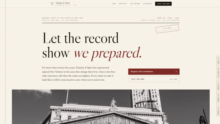 Tumelty & Spier LLP - NYC, New York - Attorney in New York City