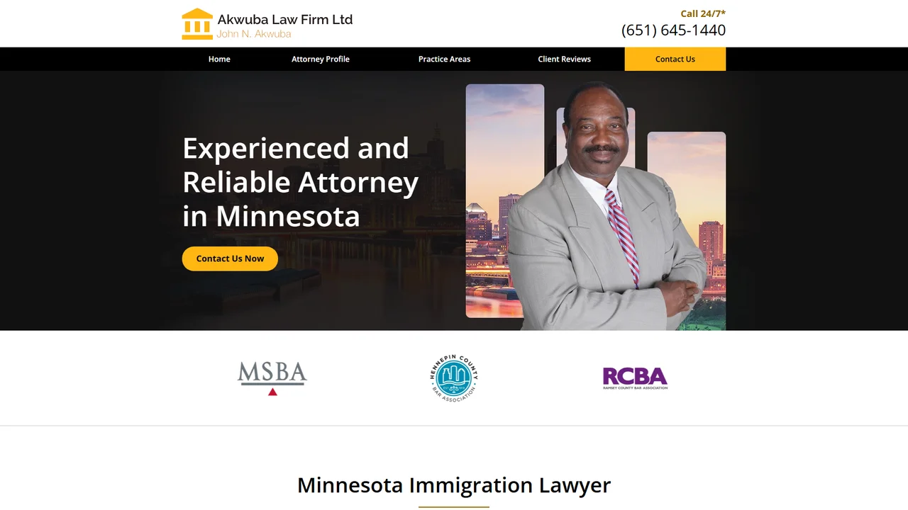 Akwuba Law Firm, Ltd. - Saint Paul, MN office in Saint Paul, Minnesota