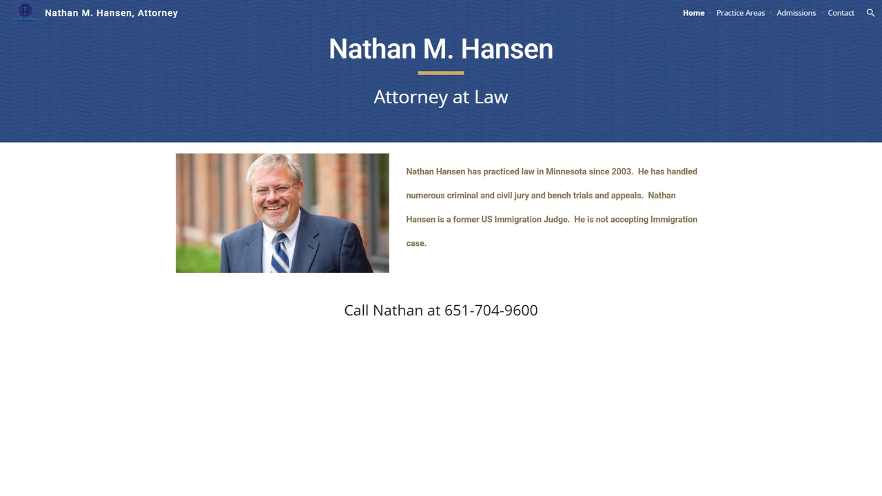 Nathan M. Hansen, Attorney at Law - North St Paul, MN office in Saint Paul, Minnesota