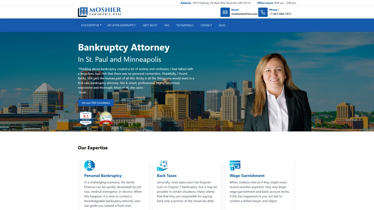Moshier Law Office, PLLC - St Paul, MN office in Saint Paul, Minnesota