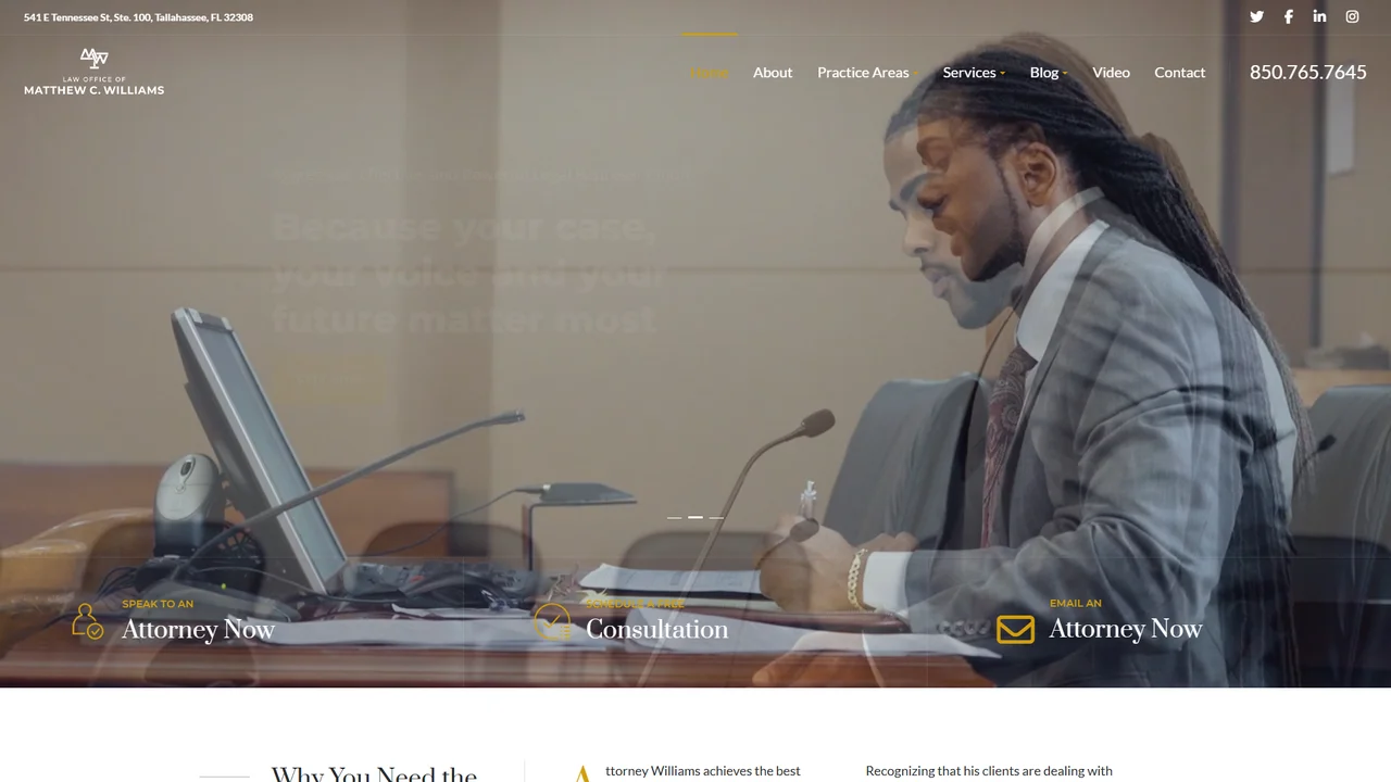 Law Office of Matthew C. Williams - Tallahassee, FL office in Tallahassee, Florida