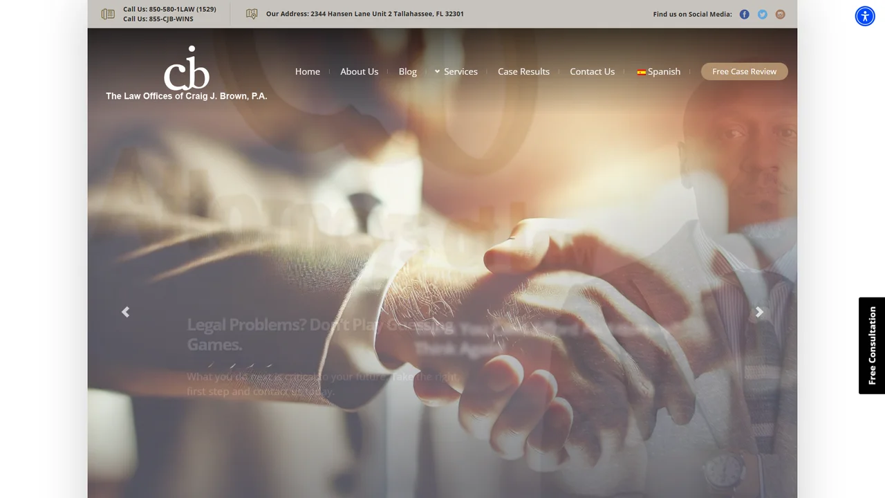 The Law Offices of Craig J. Brown, P.A. - Tallahassee, FL office in Tallahassee, Florida