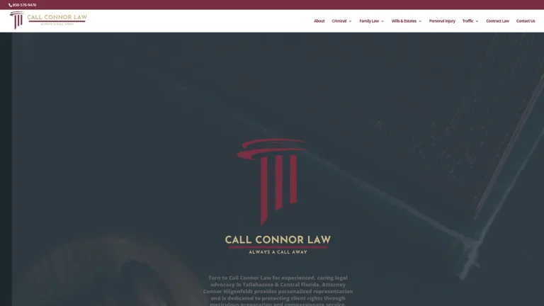 Call Connor Law - Tallahassee, FL - Attorney in Tallahassee