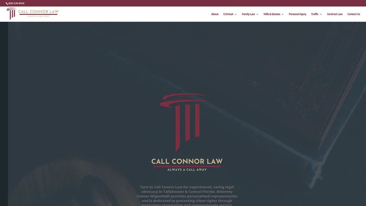 Call Connor Law - Tallahassee, FL office in Tallahassee, Florida