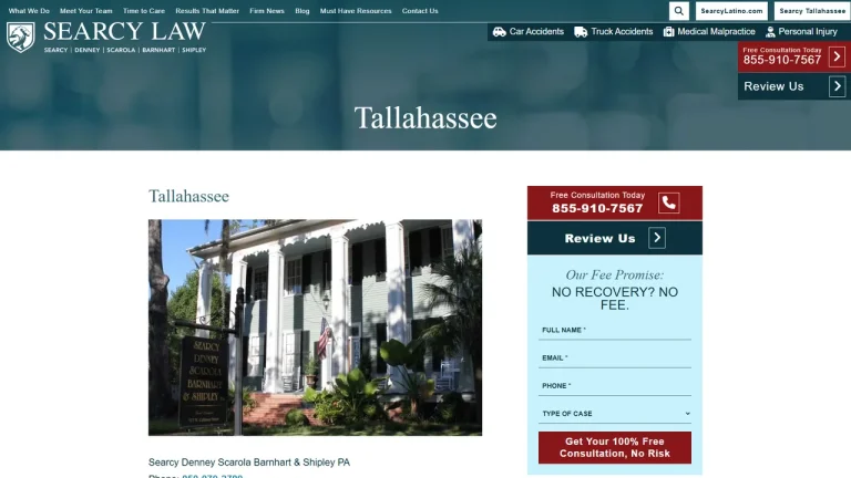 Searcy Denney Scarola Barnhart and Shipley PA - Tallahassee, FL - Attorney in Tallahassee