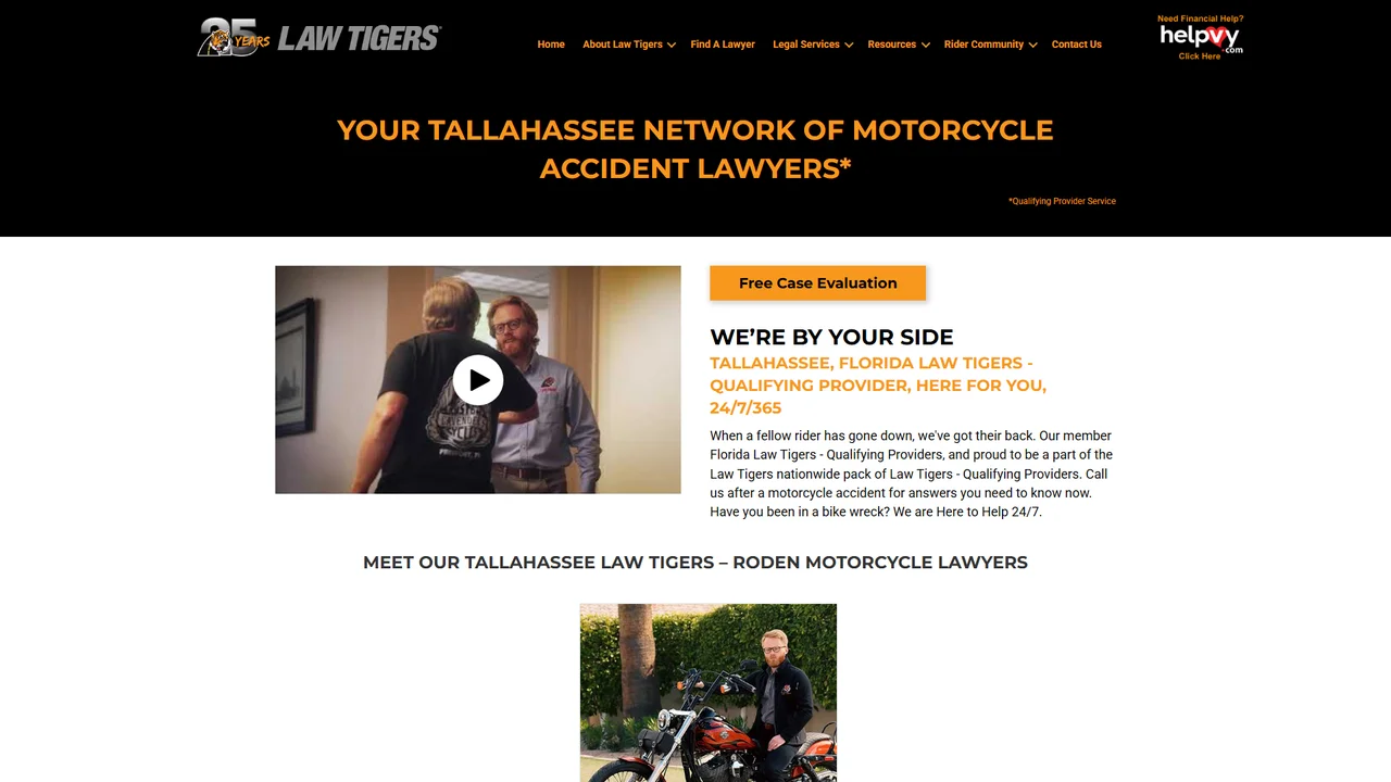 Law Tigers Motorcycle Lawyers - Tallahassee, FL office in Tallahassee, Florida
