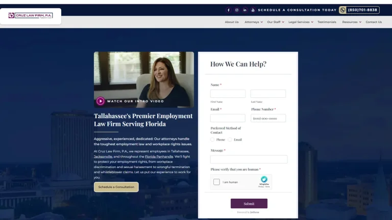 Cruz Law Firm, P.A. - Tallahassee, FL - Attorney in Tallahassee