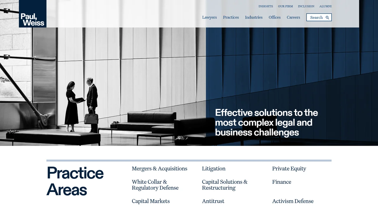 Paul, Weiss, Rifkind, Wharton & Garrison LLP - NYC, New York office in New York City, New York