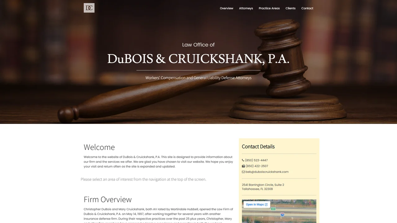 DuBois & Cruickshank, P.A. - Tallahassee, FL office in Tallahassee, Florida