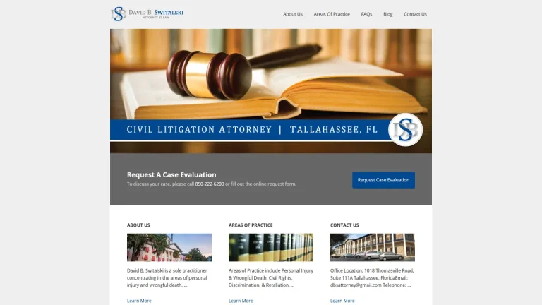 Switalski David B Attorney at Law - Tallahassee, FL - Attorney in Tallahassee