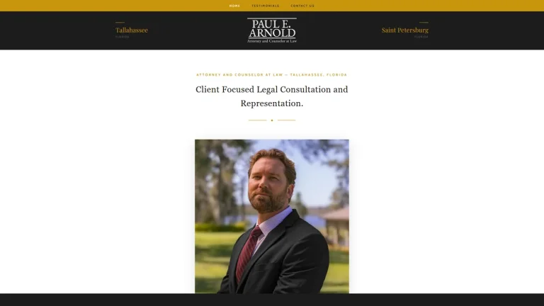 Paul Arnold, Attorney and Counselor at Law - Tallahassee, FL - Attorney in Tallahassee
