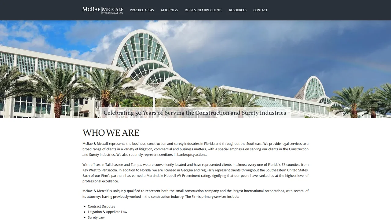 McRae & Metcalf, P.A. - Tallahassee, FL office in Tallahassee, Florida