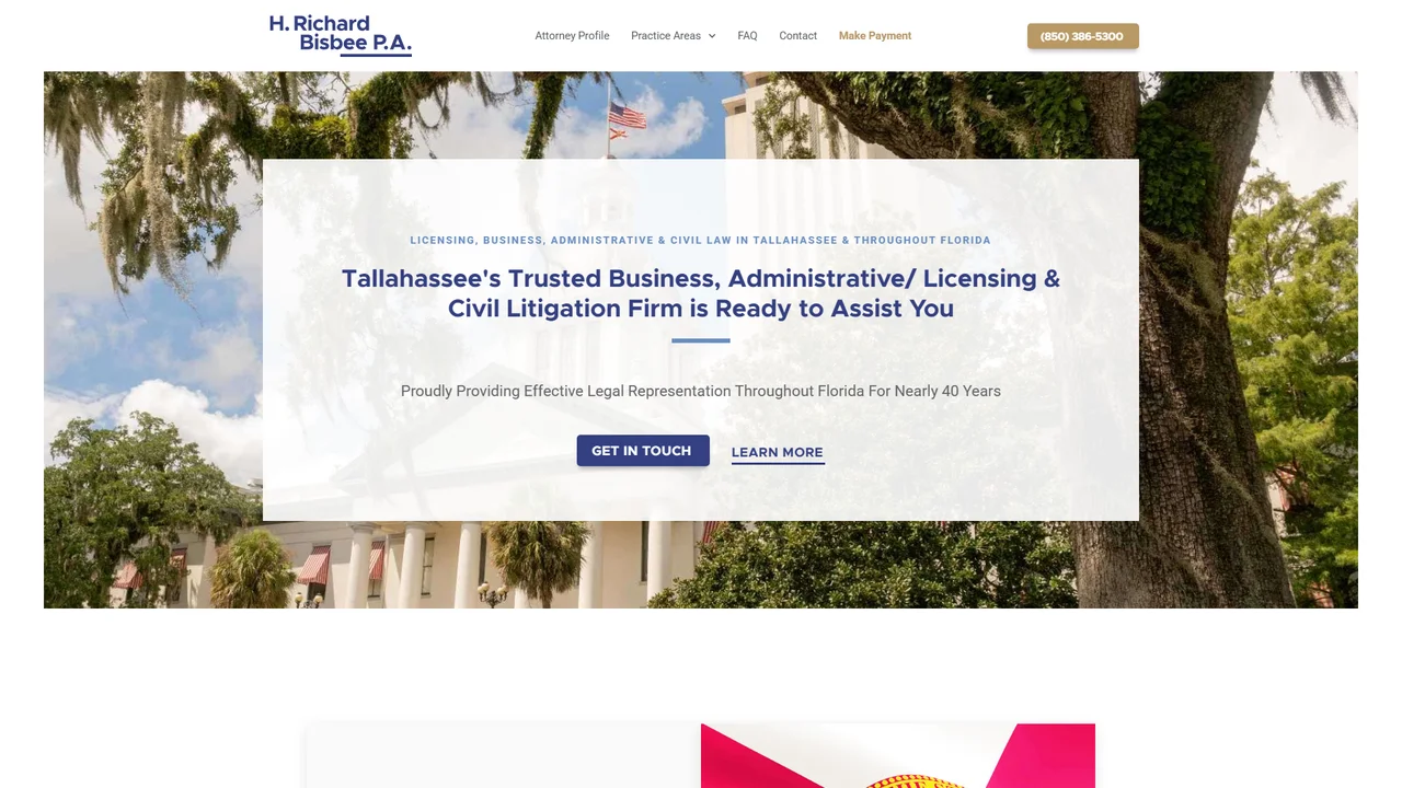 H. Richard Bisbee P.A. - Tallahassee, FL office in Tallahassee, Florida