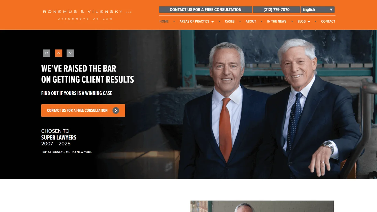 Ronemus & Vilensky Attorneys At Law - NYC, New York office in New York City, New York