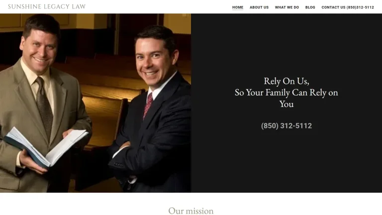 Sunshine Legacy Law, PLLC - Tallahassee, FL - Attorney in Tallahassee