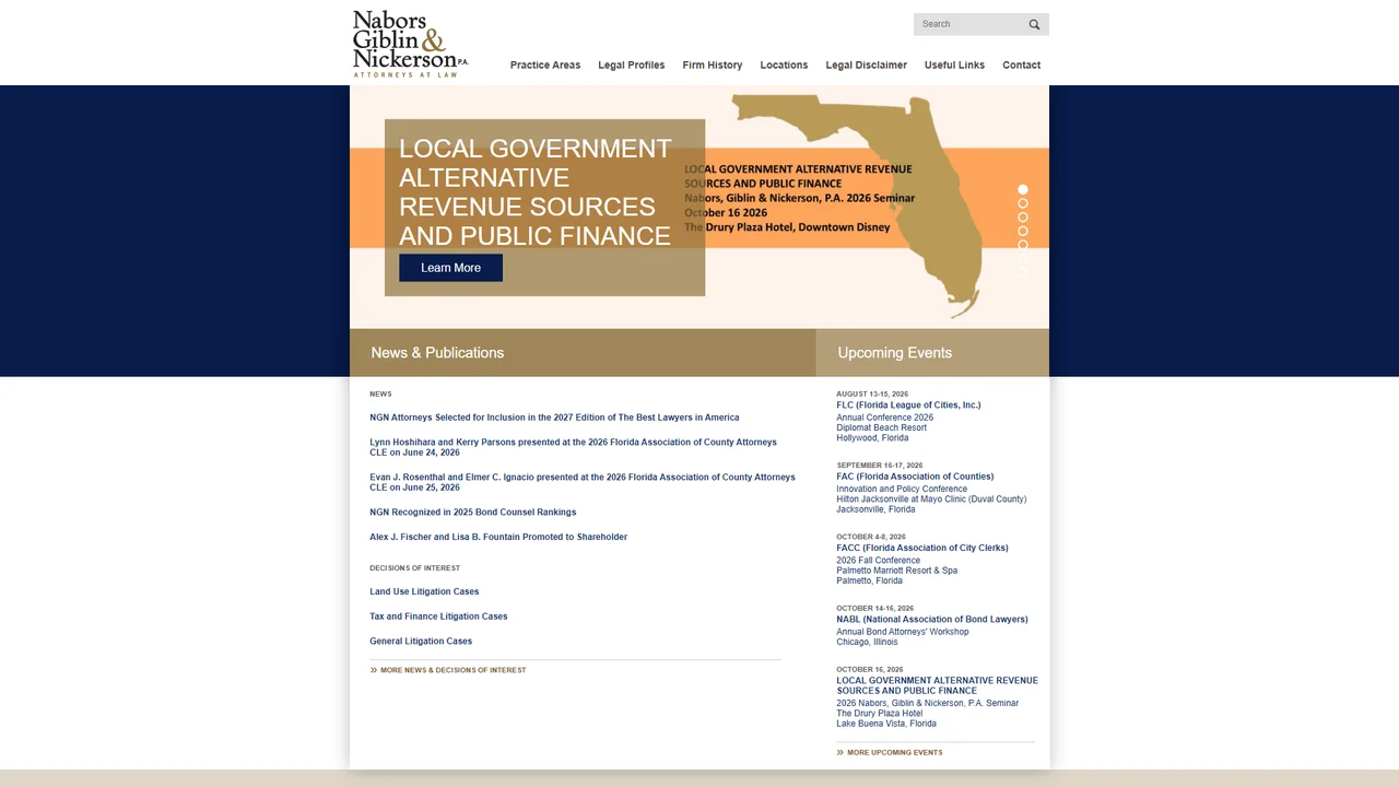 Nabors Giblin and Nickerson, P.A. - Tallahassee, FL office in Tallahassee, Florida