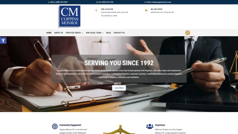 Coppins Monroe, P.A. - Tallahassee, FL - Attorney in Tallahassee