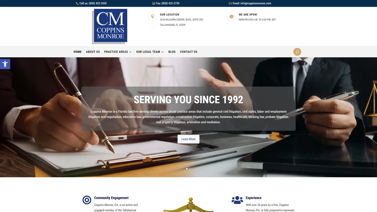 Coppins Monroe, P.A. - Tallahassee, FL office in Tallahassee, Florida