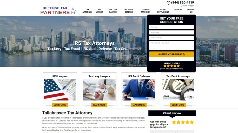 Defense Tax Partners - Tallahassee, FL - Attorney in Tallahassee