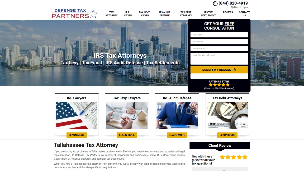 Defense Tax Partners - Tallahassee, FL office in Tallahassee, Florida