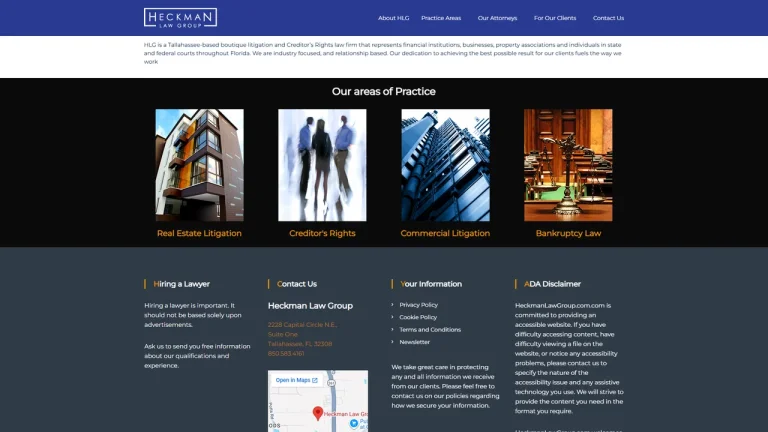 Heckman Law Group: Chad D. Heckman - Tallahassee, FL - Attorney in Tallahassee
