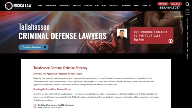Musca Law - Tallahassee, FL - Attorney in Tallahassee