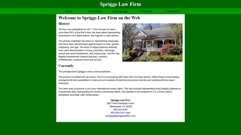 Spriggs Law Firm - Tallahassee, FL - Attorney in Tallahassee