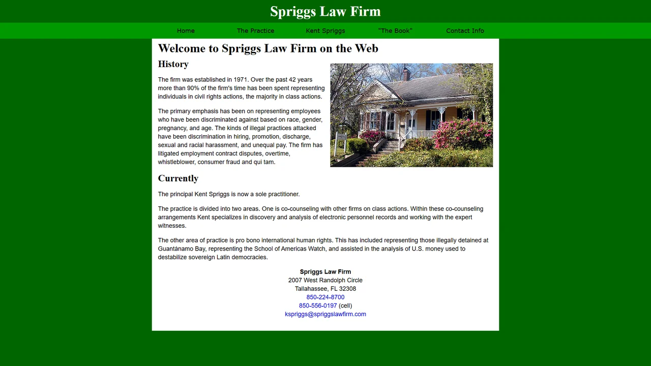 Spriggs Law Firm - Tallahassee, FL office in Tallahassee, Florida