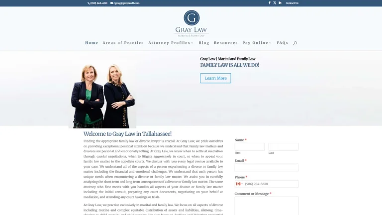 Gray Law, Marital and Family Law - Tallahassee, FL - Attorney in Tallahassee