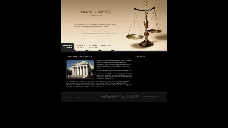 Bajoczky Law Firm - Tallahassee, FL - Attorney in Tallahassee