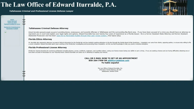 The Law Office of Edward Iturralde, P.A. - Tallahassee, FL - Attorney in Tallahassee