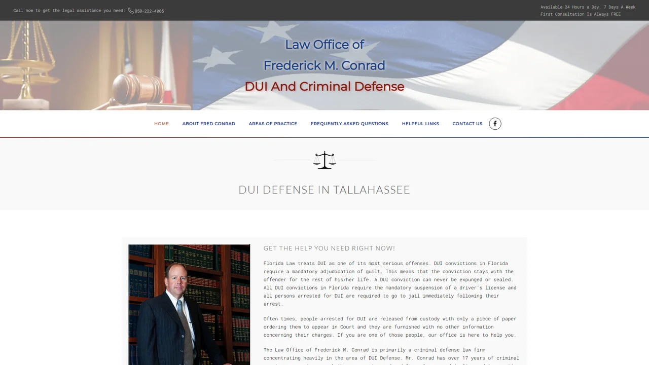 Frederick M. Conrad, Attorney at Law - Tallahassee, FL office in Tallahassee, Florida