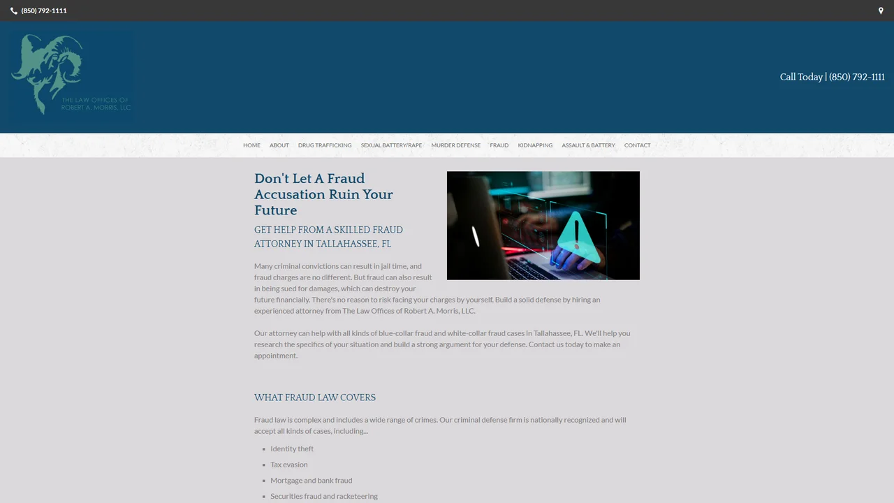 The Law Offices of Robert A. Morris, LLC - Tallahassee, FL office in Tallahassee, Florida