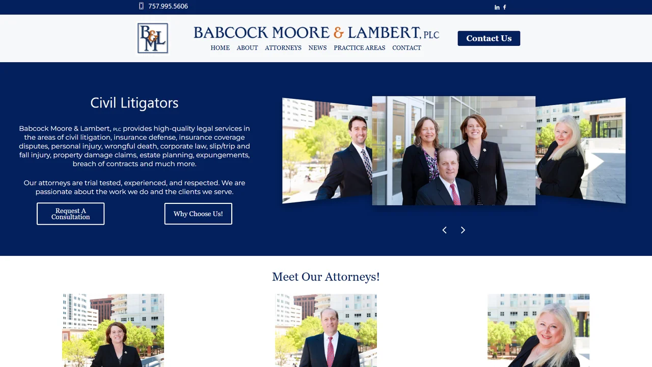 Babcock Moore & Lambert, PLC - Virginia Beach, VA office in Virginia Beach, Virginia