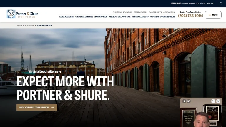 Portner & Shure, P.A. - Virginia Beach, VA - Attorney in Virginia Beach